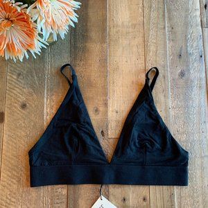 Baserange Black Triangle Bra